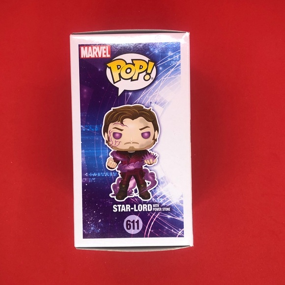 Funko Pop! Star Lord with Power Stone 611 Glow - Picture 4 of 6